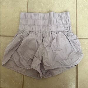 Free People Purple High Waist Shorts